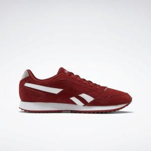 Reebok Royal Glide Ripple Turnschuhe Herren - Rot/Grau/Weiß - DE 287-FQJ